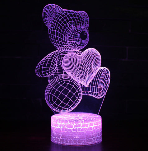 3D Lamp Acrylic USB LED Night Lights Neon Sign Lamp